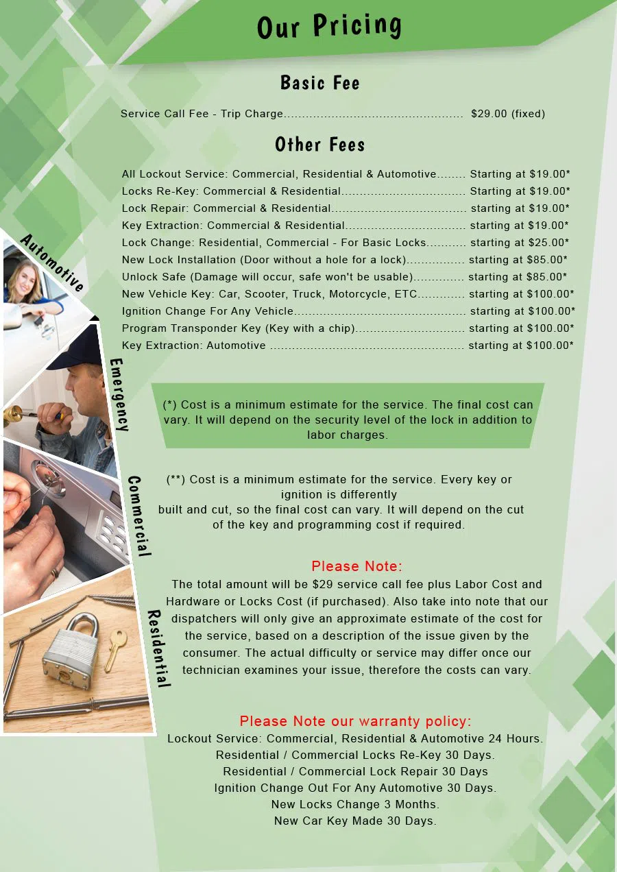 Central Lock Key Store New Britain, CT 860-261-9290 - Pricelist-2